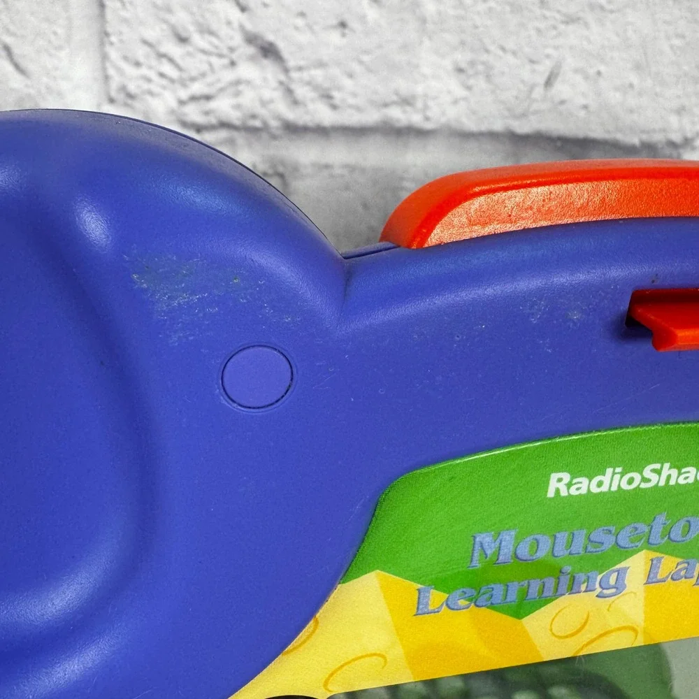 Vintage RadioShack Mousetown Learning Laptop Educational Toy Works! VIDEO